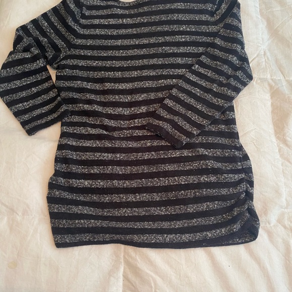 Style and company, black appliqué, studded, lace tunic, medium - Picture 4 of 10